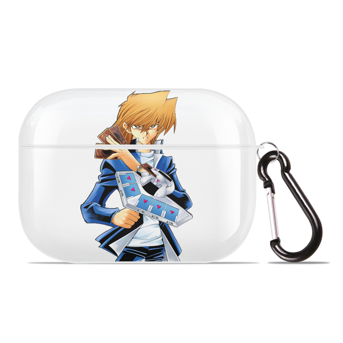 （画像用） 遊☆戯☆王 Yu-Gi-Oh! 【AirPods Pro用】ハードシェル保護ケース 耐衝撃・防指紋・カラビナ付き商品仕様