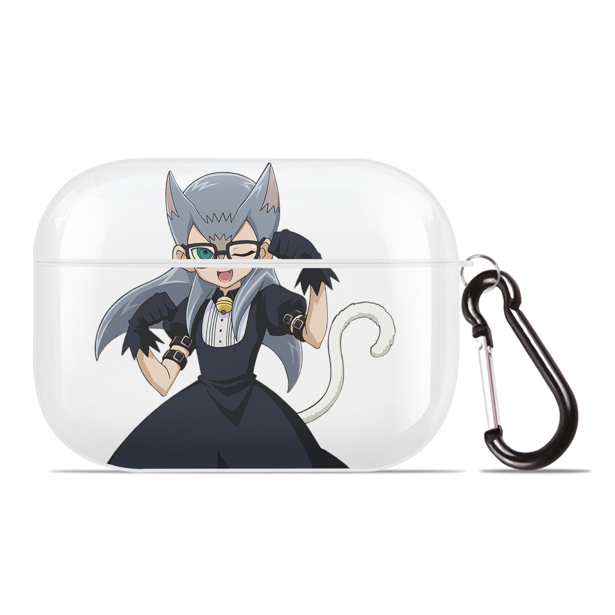 （画像用） 遊☆戯☆王 Yu-Gi-Oh! 【AirPods Pro用】ハードシェル保護ケース 耐衝撃・防指紋・カラビナ付き商品仕様