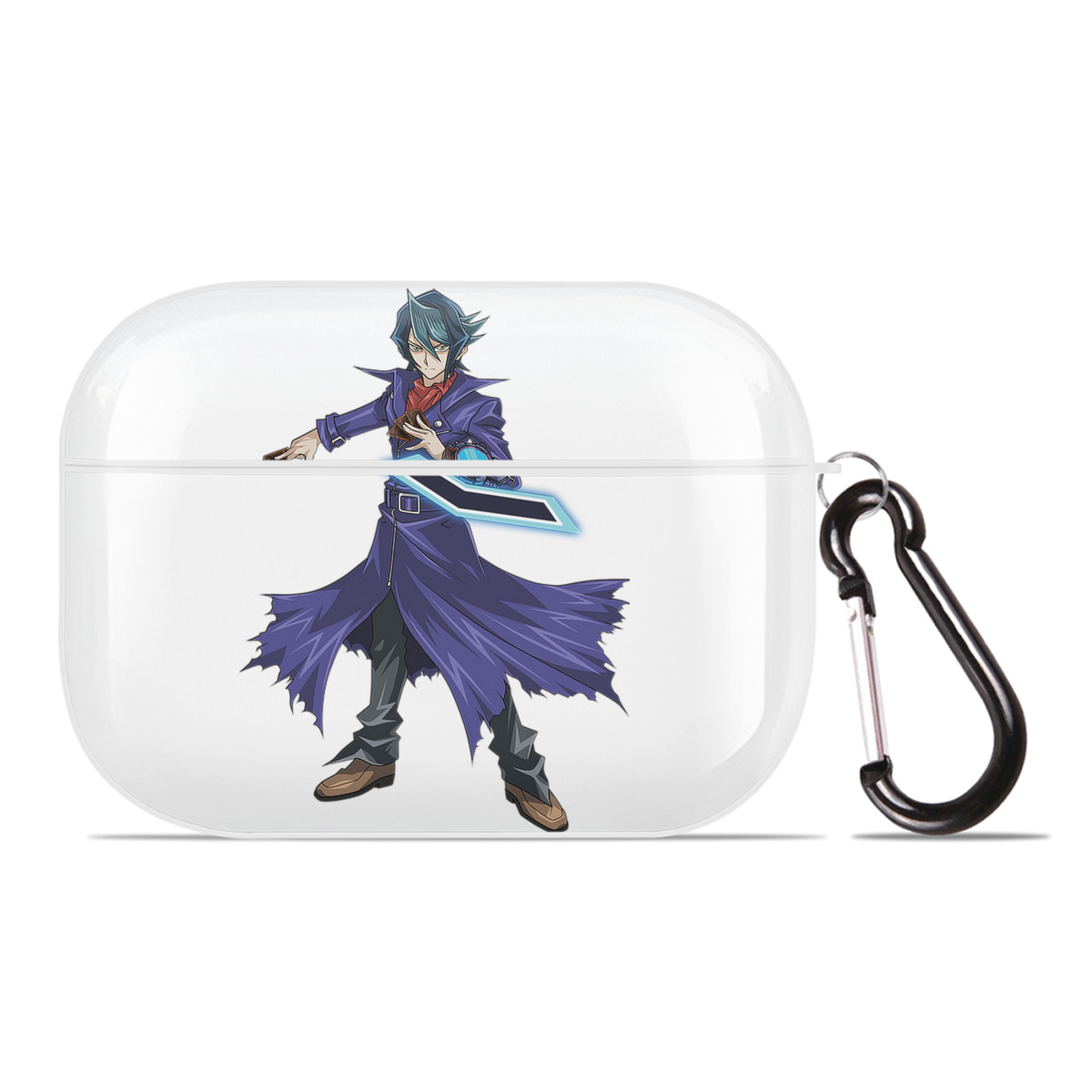 （画像用） 遊☆戯☆王 Yu-Gi-Oh! 【AirPods Pro用】ハードシェル保護ケース 耐衝撃・防指紋・カラビナ付き商品仕様