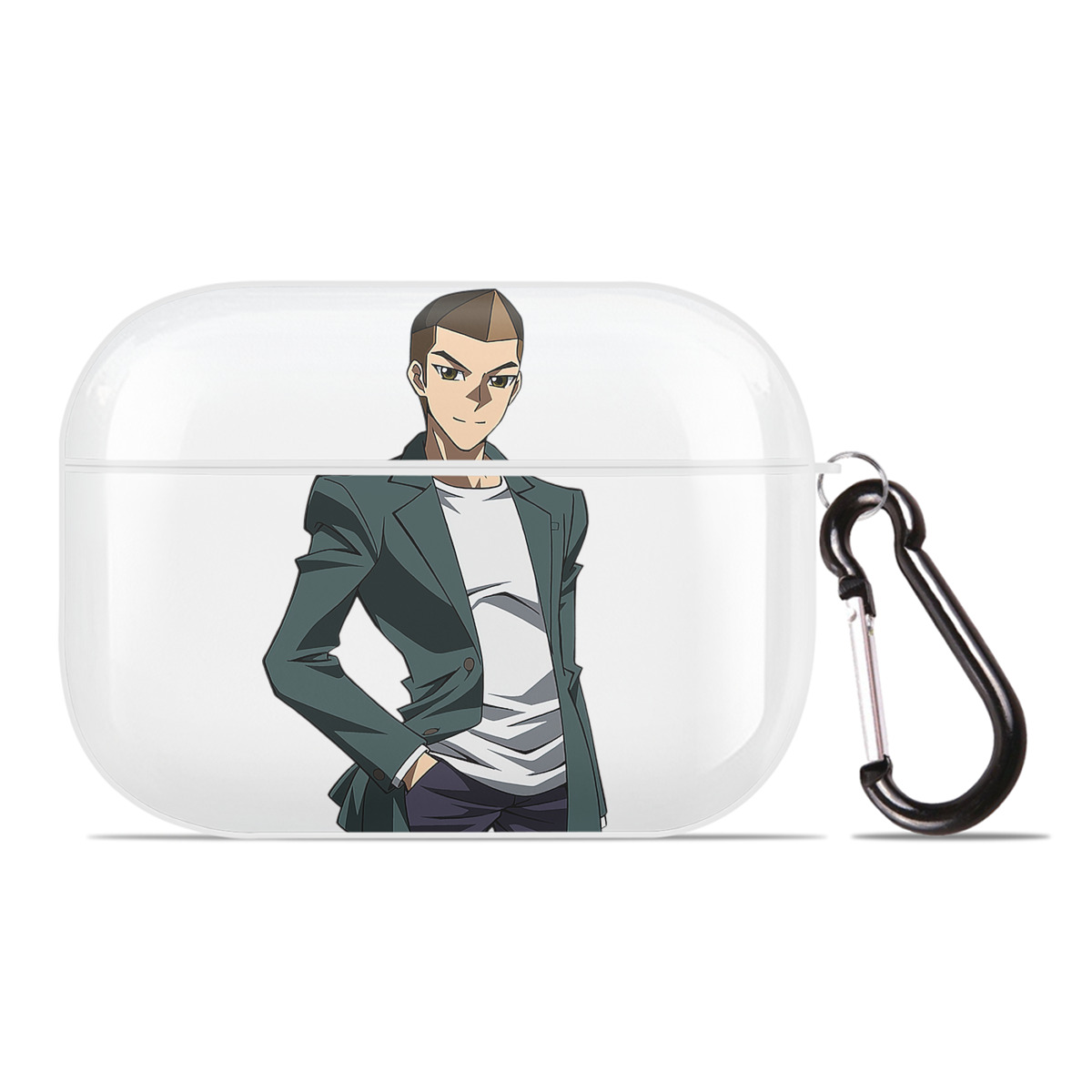 （画像用） 遊☆戯☆王 Yu-Gi-Oh! 【AirPods Pro用】ハードシェル保護ケース 耐衝撃・防指紋・カラビナ付き商品仕様
