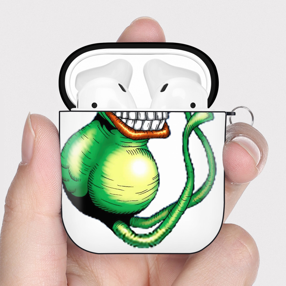 （画像用） 遊☆戯☆王 Yu-Gi-Oh! AirPods 第2世代保護ケース ハードシェル ブラック 耐衝撃・防指紋・カラビナ付き