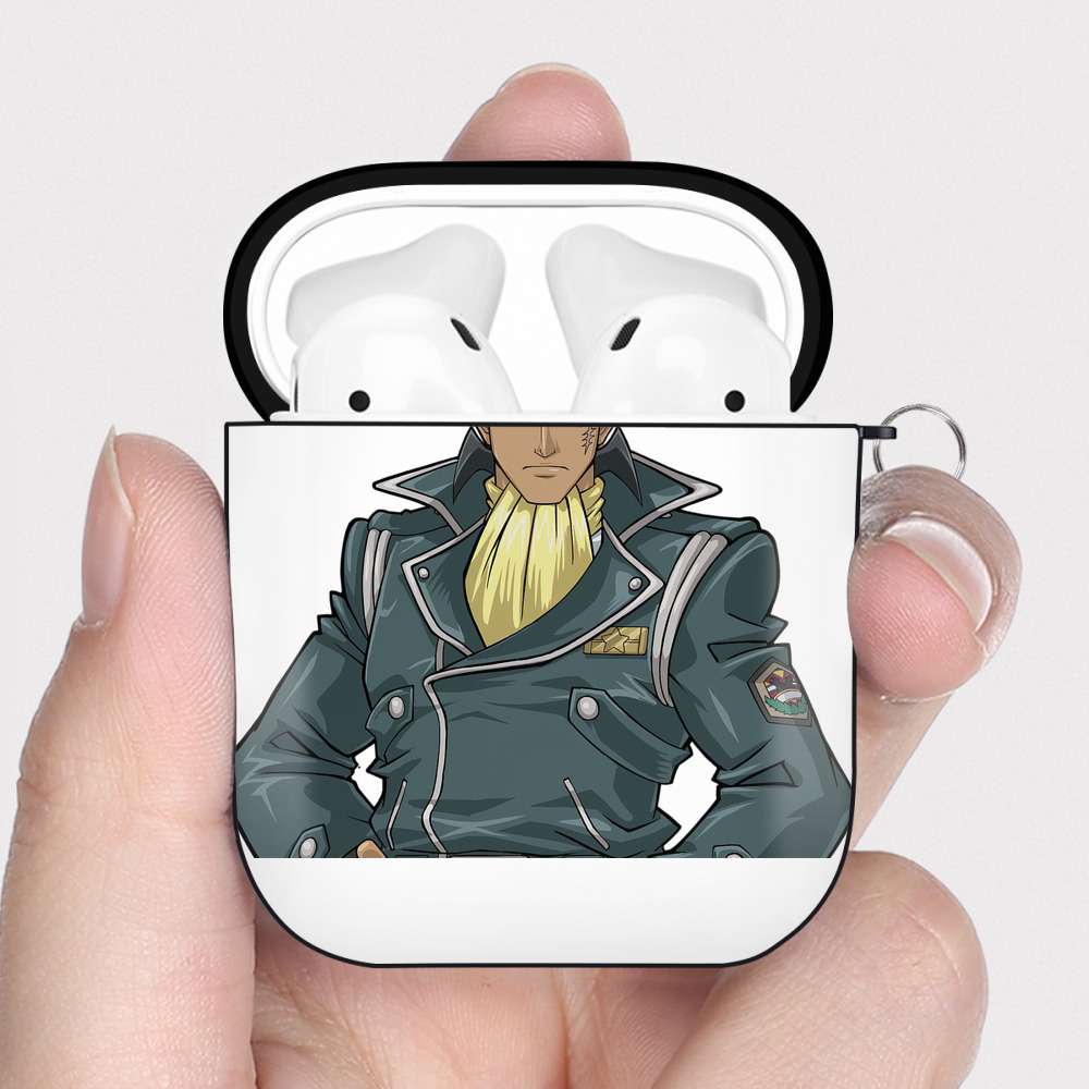 （画像用） 遊☆戯☆王 Yu-Gi-Oh! AirPods 第2世代保護ケース ハードシェル ブラック 耐衝撃・防指紋・カラビナ付き