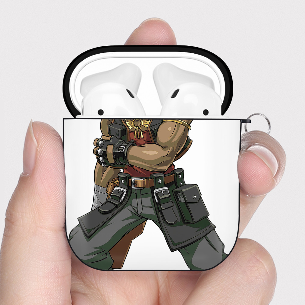 （画像用） 遊☆戯☆王 Yu-Gi-Oh! AirPods 第2世代保護ケース ハードシェル ブラック 耐衝撃・防指紋・カラビナ付き