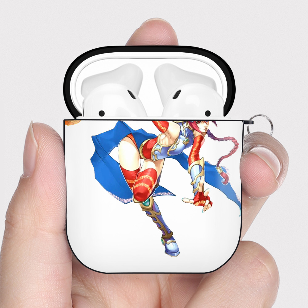 （画像用） 遊☆戯☆王 Yu-Gi-Oh! AirPods 第2世代保護ケース ハードシェル ブラック 耐衝撃・防指紋・カラビナ付き
