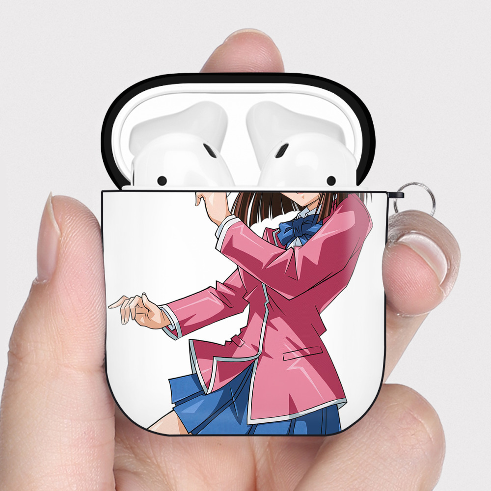 （画像用） 遊☆戯☆王 Yu-Gi-Oh! AirPods 第2世代保護ケース ハードシェル ブラック 耐衝撃・防指紋・カラビナ付き