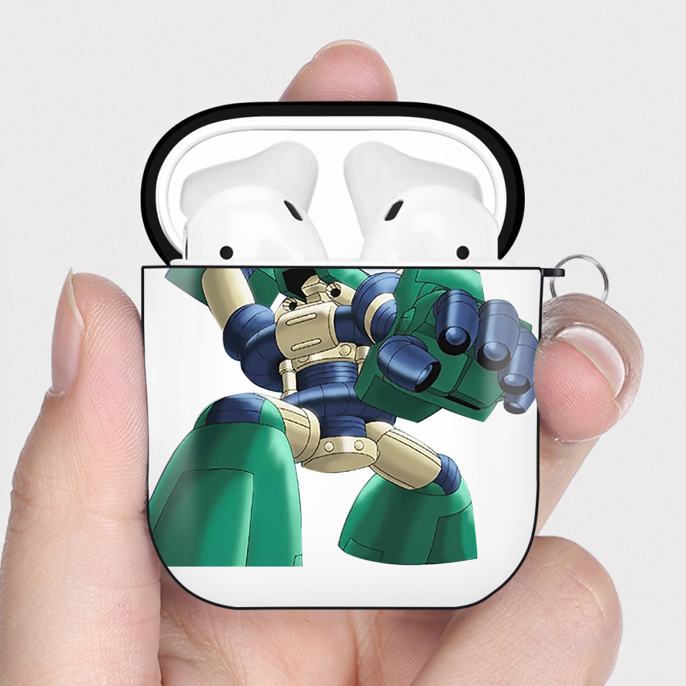 （画像用） 遊☆戯☆王 Yu-Gi-Oh! AirPods 第2世代保護ケース ハードシェル ブラック 耐衝撃・防指紋・カラビナ付き