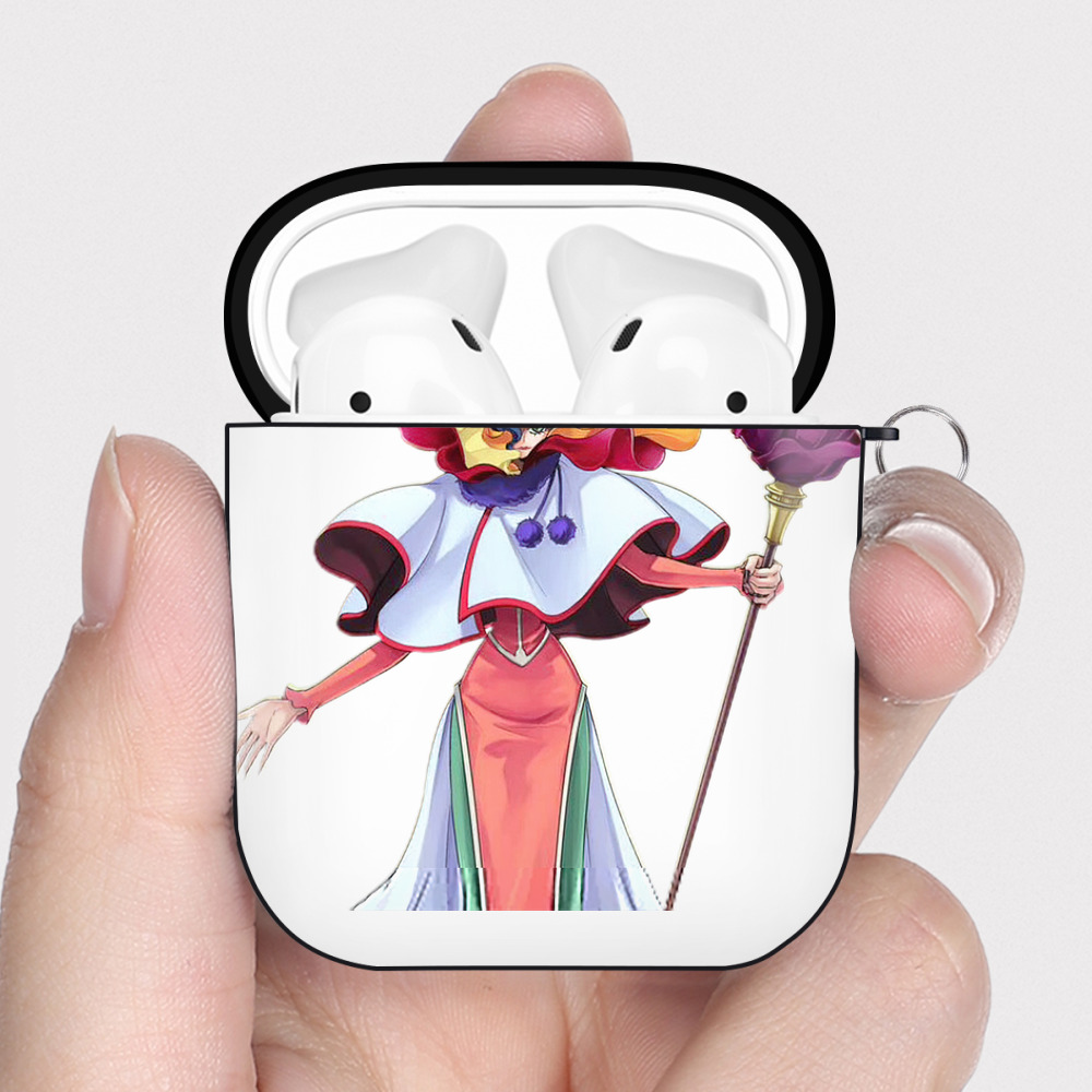 （画像用） 遊☆戯☆王 Yu-Gi-Oh! AirPods 第2世代保護ケース ハードシェル ブラック 耐衝撃・防指紋・カラビナ付き
