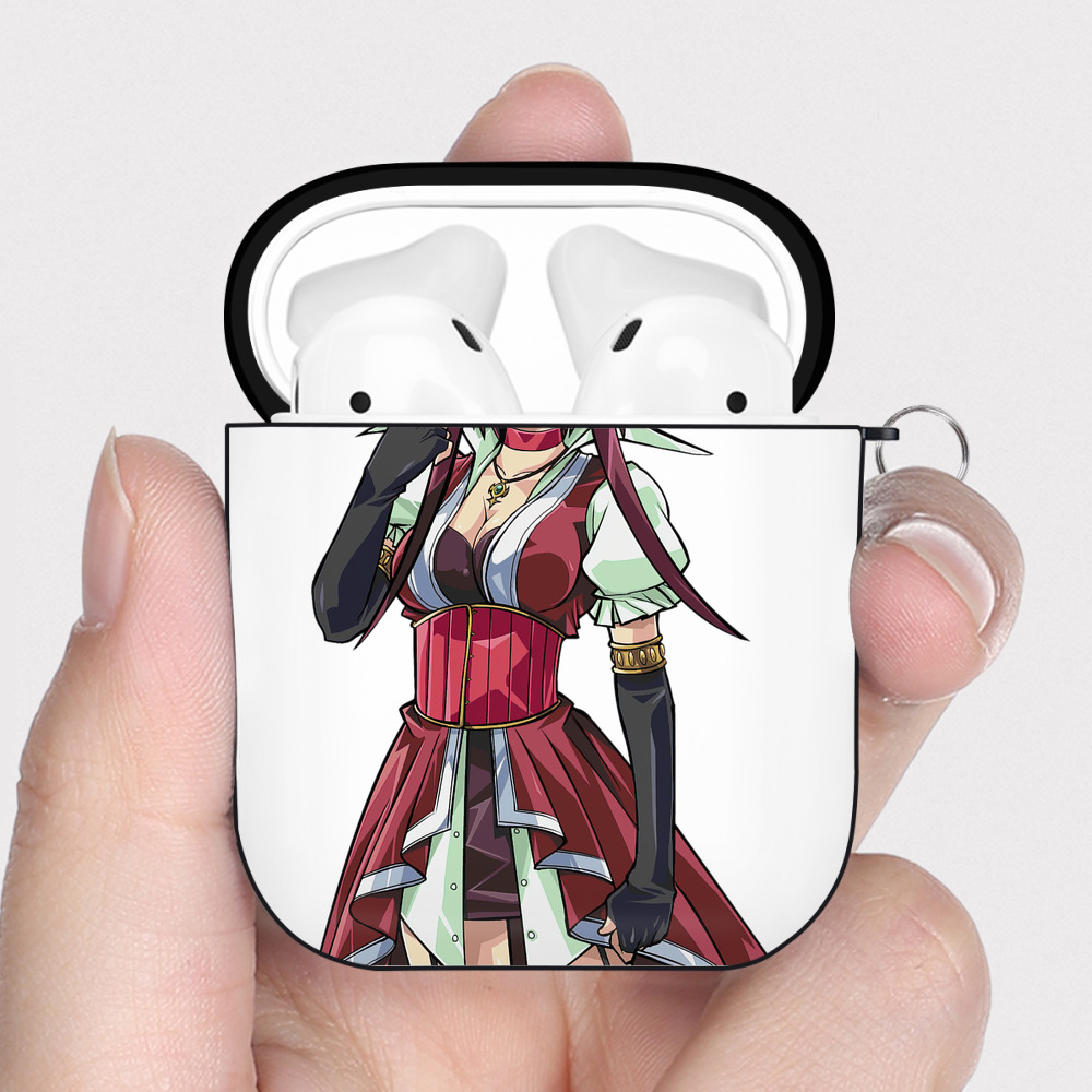（画像用） 遊☆戯☆王 Yu-Gi-Oh! AirPods 第2世代保護ケース ハードシェル ブラック 耐衝撃・防指紋・カラビナ付き