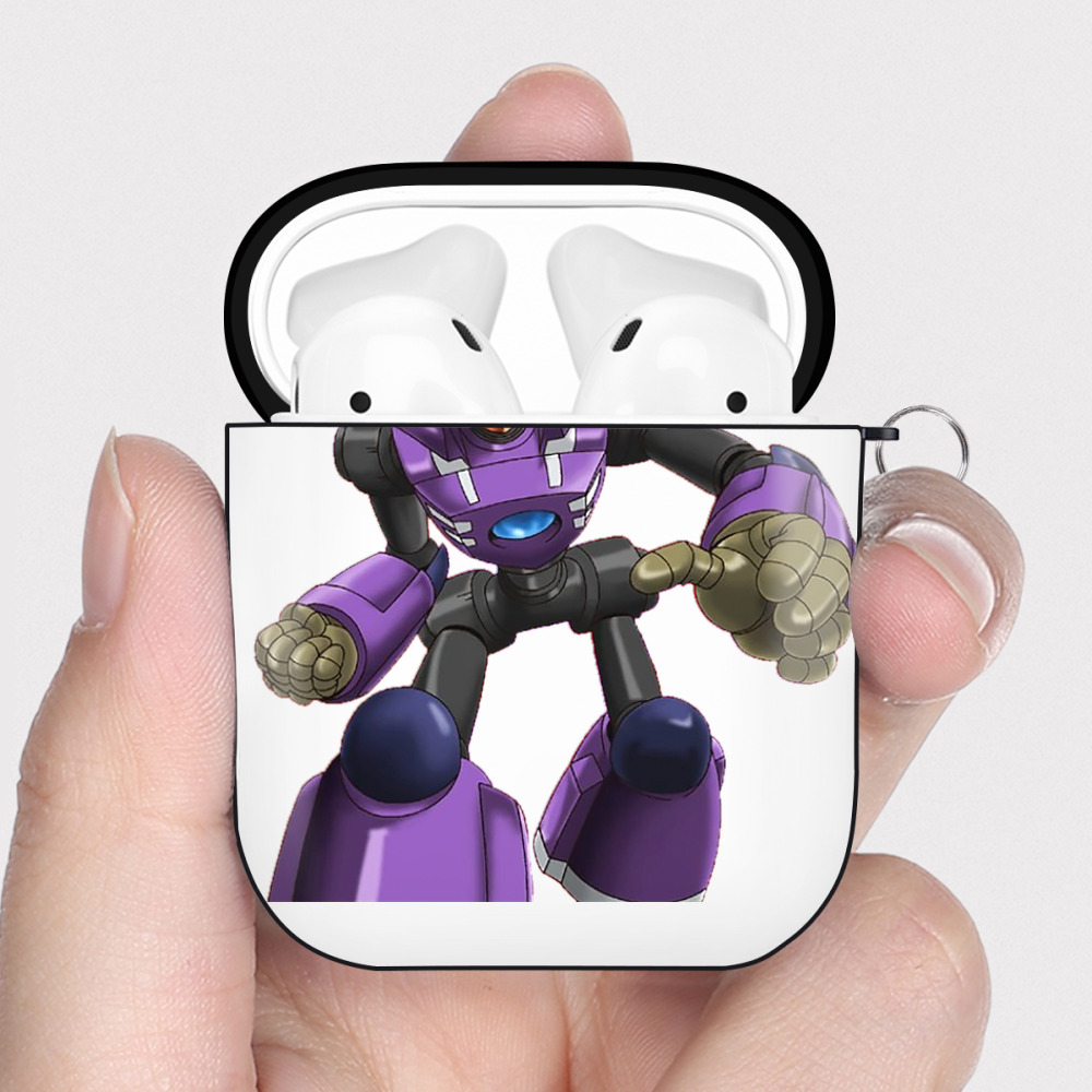（画像用） 遊☆戯☆王 Yu-Gi-Oh! AirPods 第2世代保護ケース ハードシェル ブラック 耐衝撃・防指紋・カラビナ付き