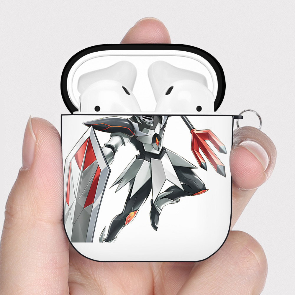 （画像用） 遊☆戯☆王 Yu-Gi-Oh! AirPods 第2世代保護ケース ハードシェル ブラック 耐衝撃・防指紋・カラビナ付き