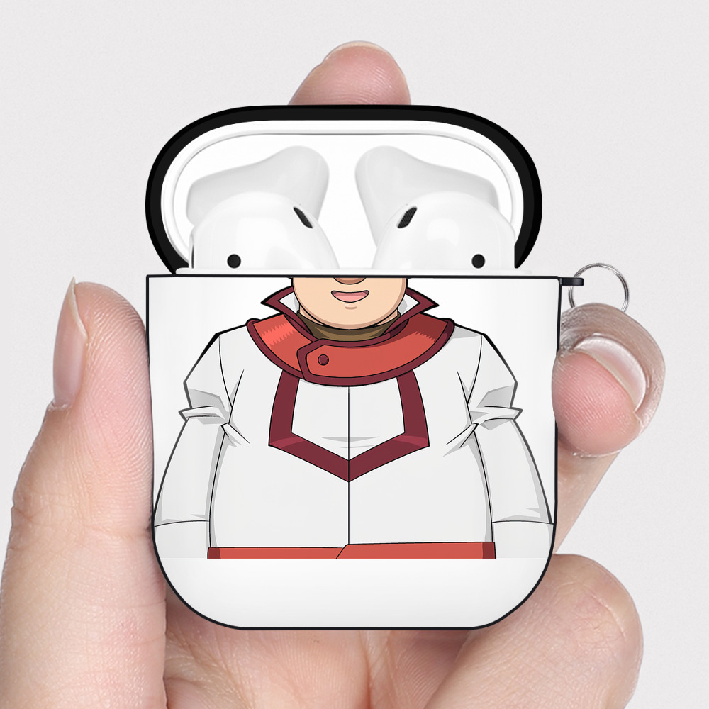 （画像用） 遊☆戯☆王 Yu-Gi-Oh! AirPods 第2世代保護ケース ハードシェル ブラック 耐衝撃・防指紋・カラビナ付き