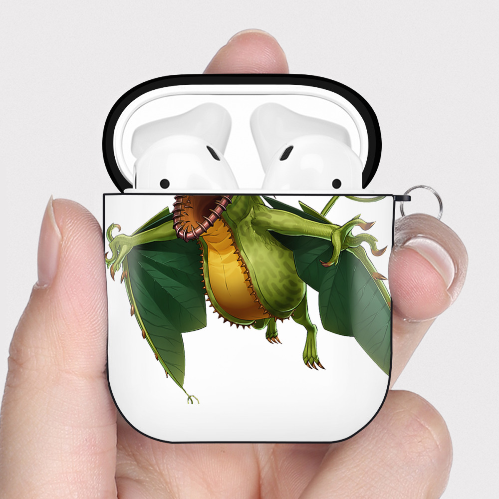 （画像用） 遊☆戯☆王 Yu-Gi-Oh! AirPods 第2世代保護ケース ハードシェル ブラック 耐衝撃・防指紋・カラビナ付き