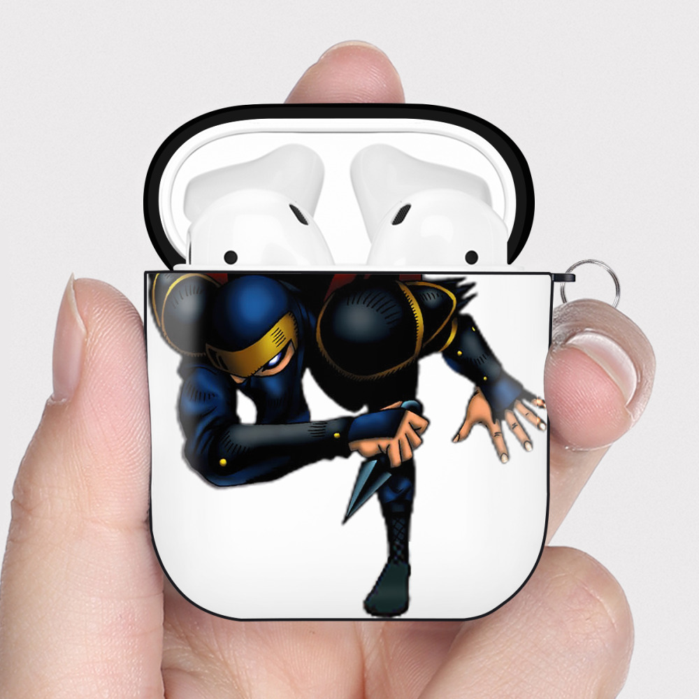 （画像用） 遊☆戯☆王 Yu-Gi-Oh! AirPods 第2世代保護ケース ハードシェル ブラック 耐衝撃・防指紋・カラビナ付き