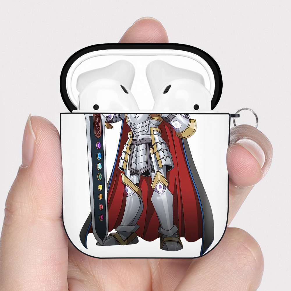 （画像用） 遊☆戯☆王 Yu-Gi-Oh! AirPods 第2世代保護ケース ハードシェル ブラック 耐衝撃・防指紋・カラビナ付き
