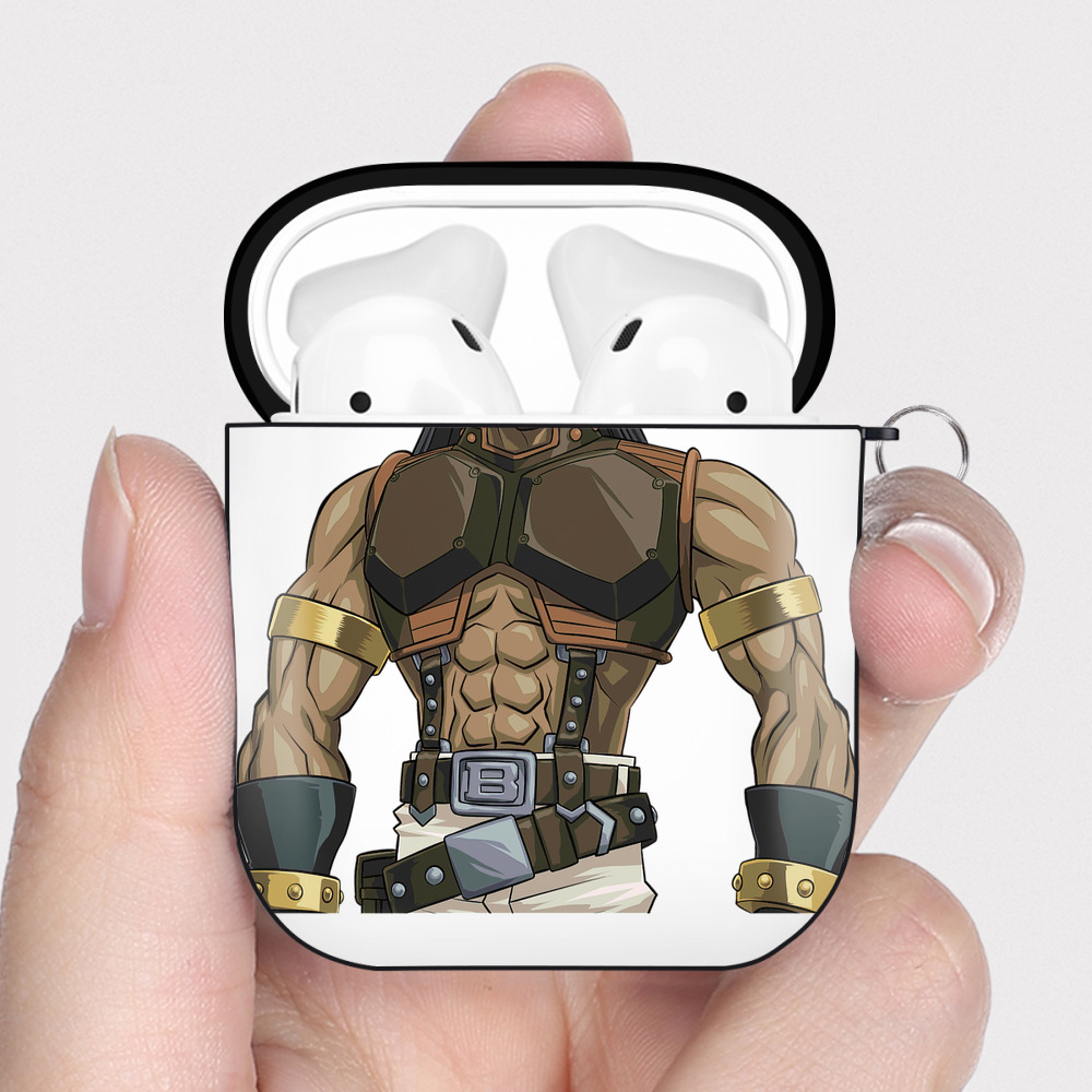 （画像用） 遊☆戯☆王 Yu-Gi-Oh! AirPods 第2世代保護ケース ハードシェル ブラック 耐衝撃・防指紋・カラビナ付き
