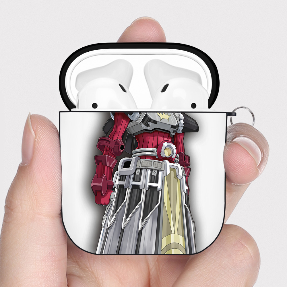 （画像用） 遊☆戯☆王 Yu-Gi-Oh! AirPods 第2世代保護ケース ハードシェル ブラック 耐衝撃・防指紋・カラビナ付き