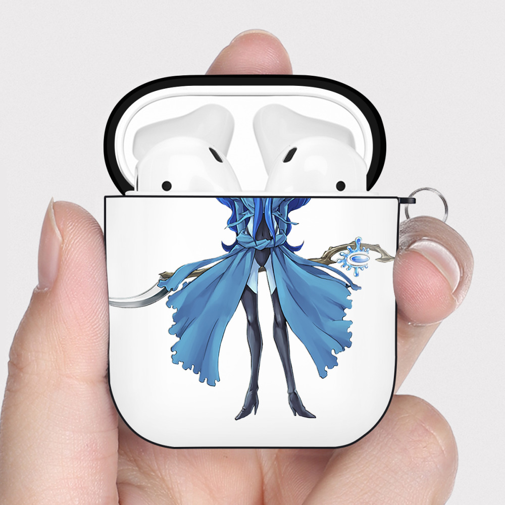 （画像用） 遊☆戯☆王 Yu-Gi-Oh! AirPods 第2世代保護ケース ハードシェル ブラック 耐衝撃・防指紋・カラビナ付き