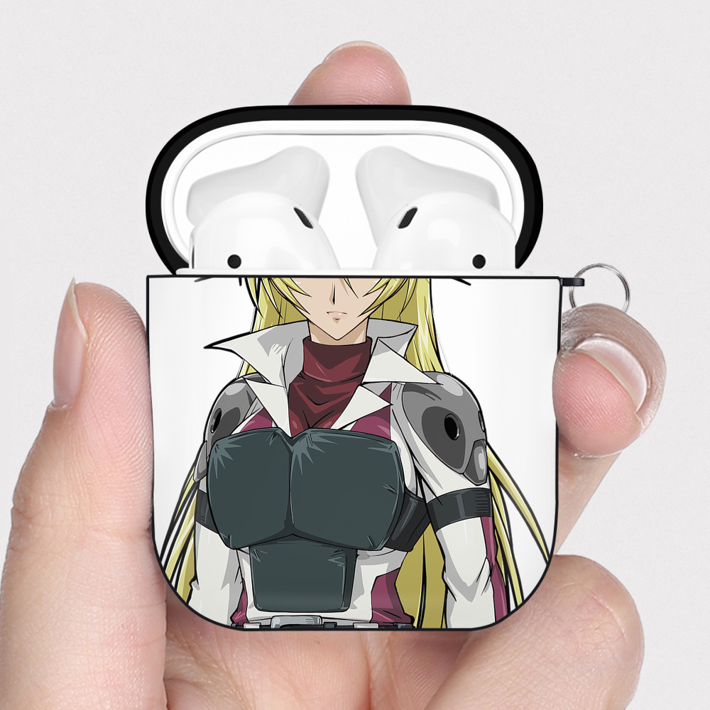 （画像用） 遊☆戯☆王 Yu-Gi-Oh! AirPods 第2世代保護ケース ハードシェル ブラック 耐衝撃・防指紋・カラビナ付き