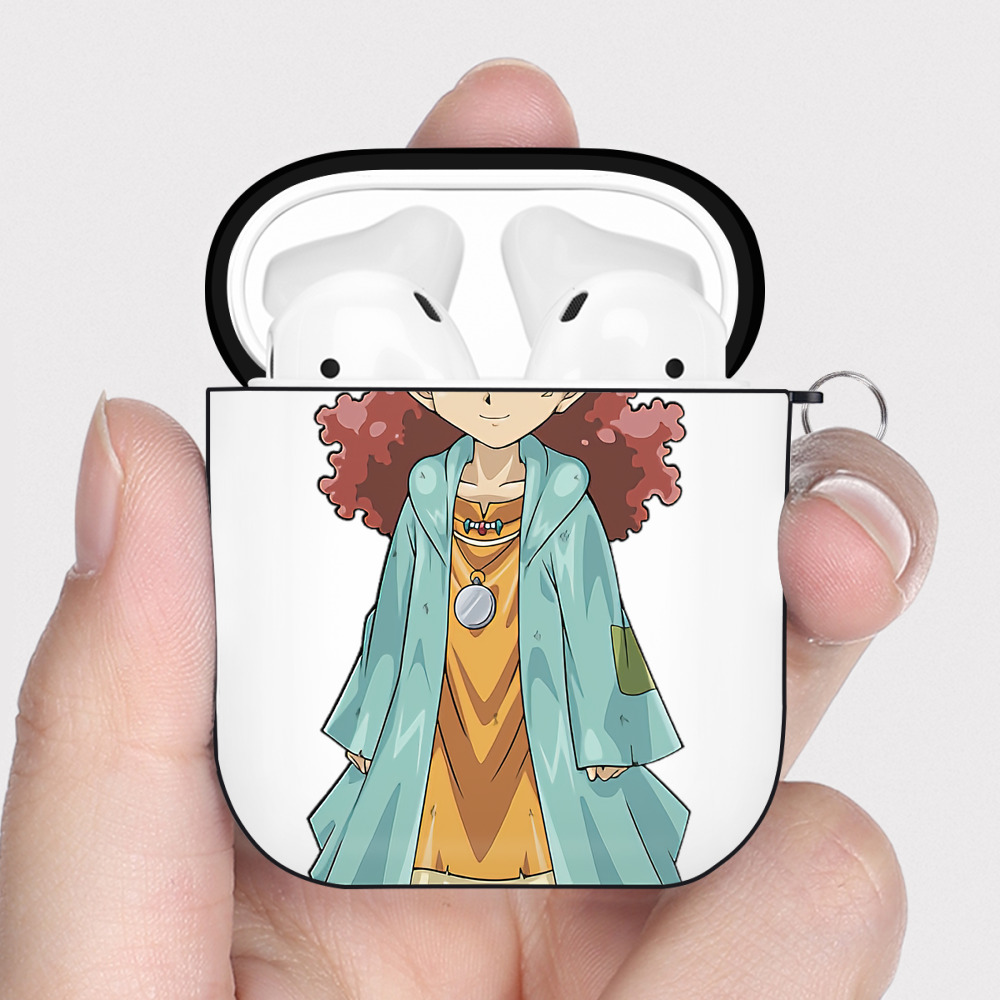 （画像用） 遊☆戯☆王 Yu-Gi-Oh! AirPods 第2世代保護ケース ハードシェル ブラック 耐衝撃・防指紋・カラビナ付き