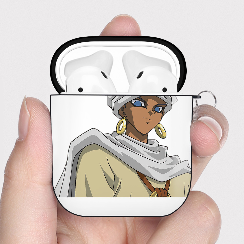 （画像用） 遊☆戯☆王 Yu-Gi-Oh! AirPods 第2世代保護ケース ハードシェル ブラック 耐衝撃・防指紋・カラビナ付き