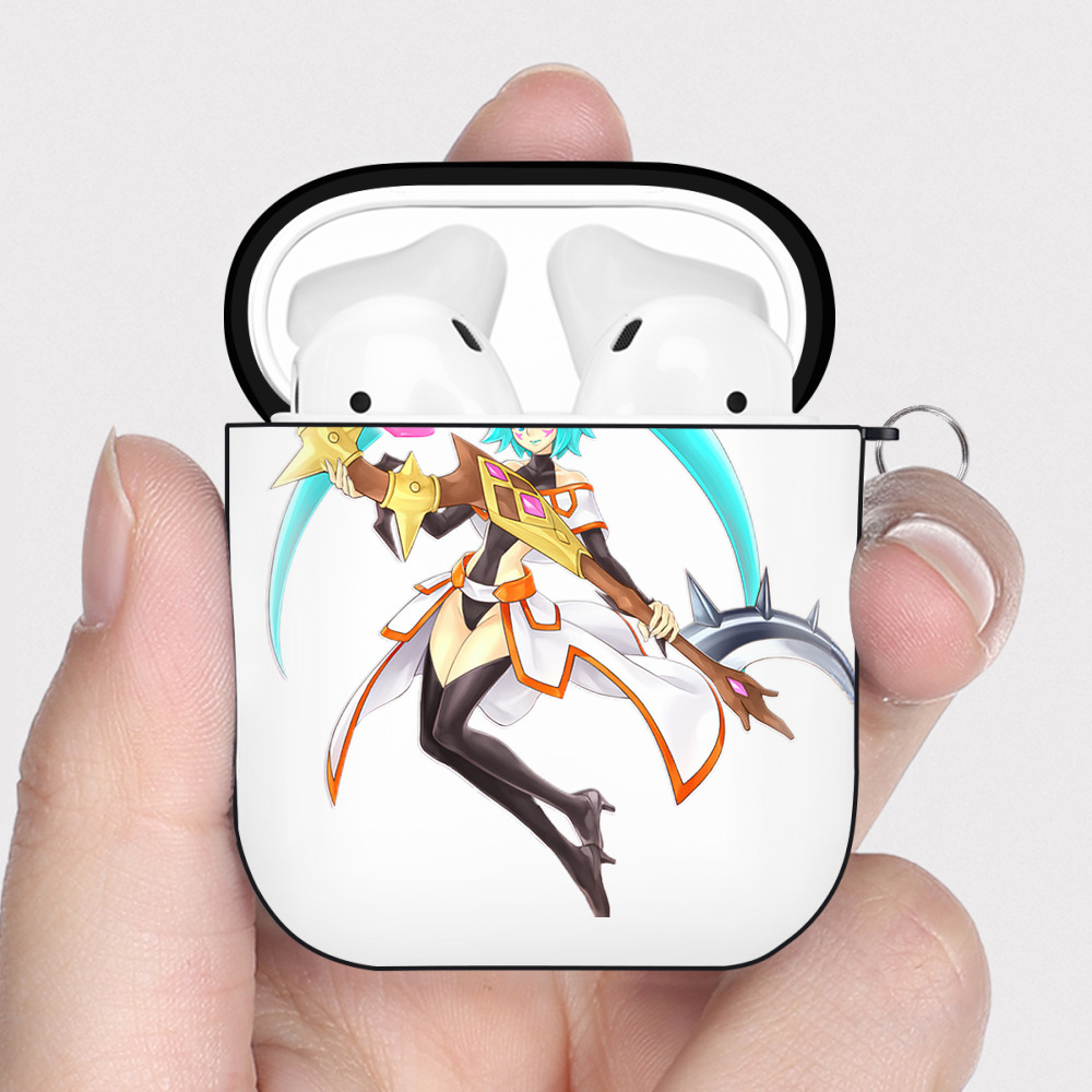 （画像用） 遊☆戯☆王 Yu-Gi-Oh! AirPods 第2世代保護ケース ハードシェル ブラック 耐衝撃・防指紋・カラビナ付き