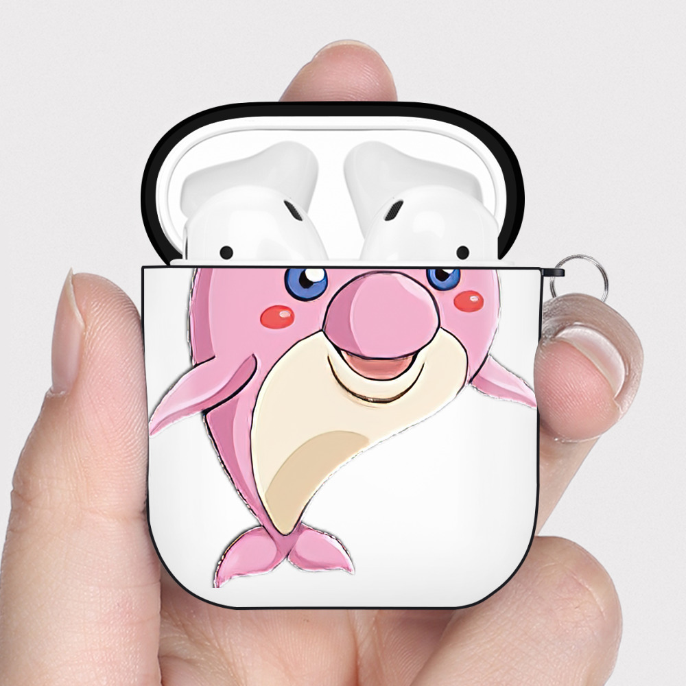 （画像用） 遊☆戯☆王 Yu-Gi-Oh! AirPods 第2世代保護ケース ハードシェル ブラック 耐衝撃・防指紋・カラビナ付き