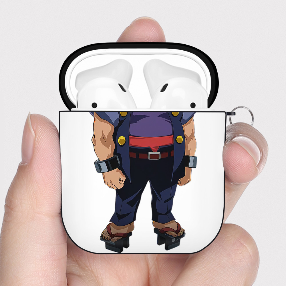 （画像用） 遊☆戯☆王 Yu-Gi-Oh! AirPods 第2世代保護ケース ハードシェル ブラック 耐衝撃・防指紋・カラビナ付き