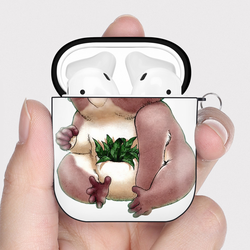 （画像用） 遊☆戯☆王 Yu-Gi-Oh! AirPods 第2世代保護ケース ハードシェル ブラック 耐衝撃・防指紋・カラビナ付き