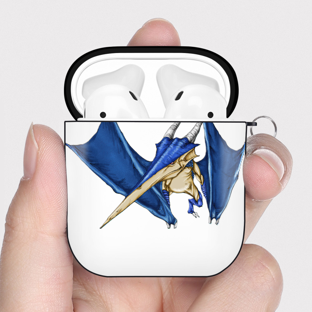 （画像用） 遊☆戯☆王 Yu-Gi-Oh! AirPods 第2世代保護ケース ハードシェル ブラック 耐衝撃・防指紋・カラビナ付き