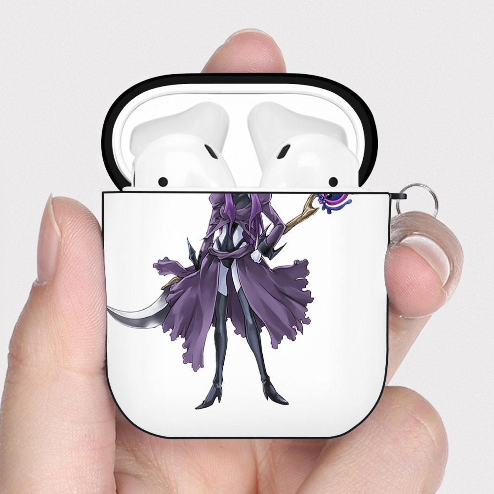 （画像用） 遊☆戯☆王 Yu-Gi-Oh! AirPods 第2世代保護ケース ハードシェル ブラック 耐衝撃・防指紋・カラビナ付き