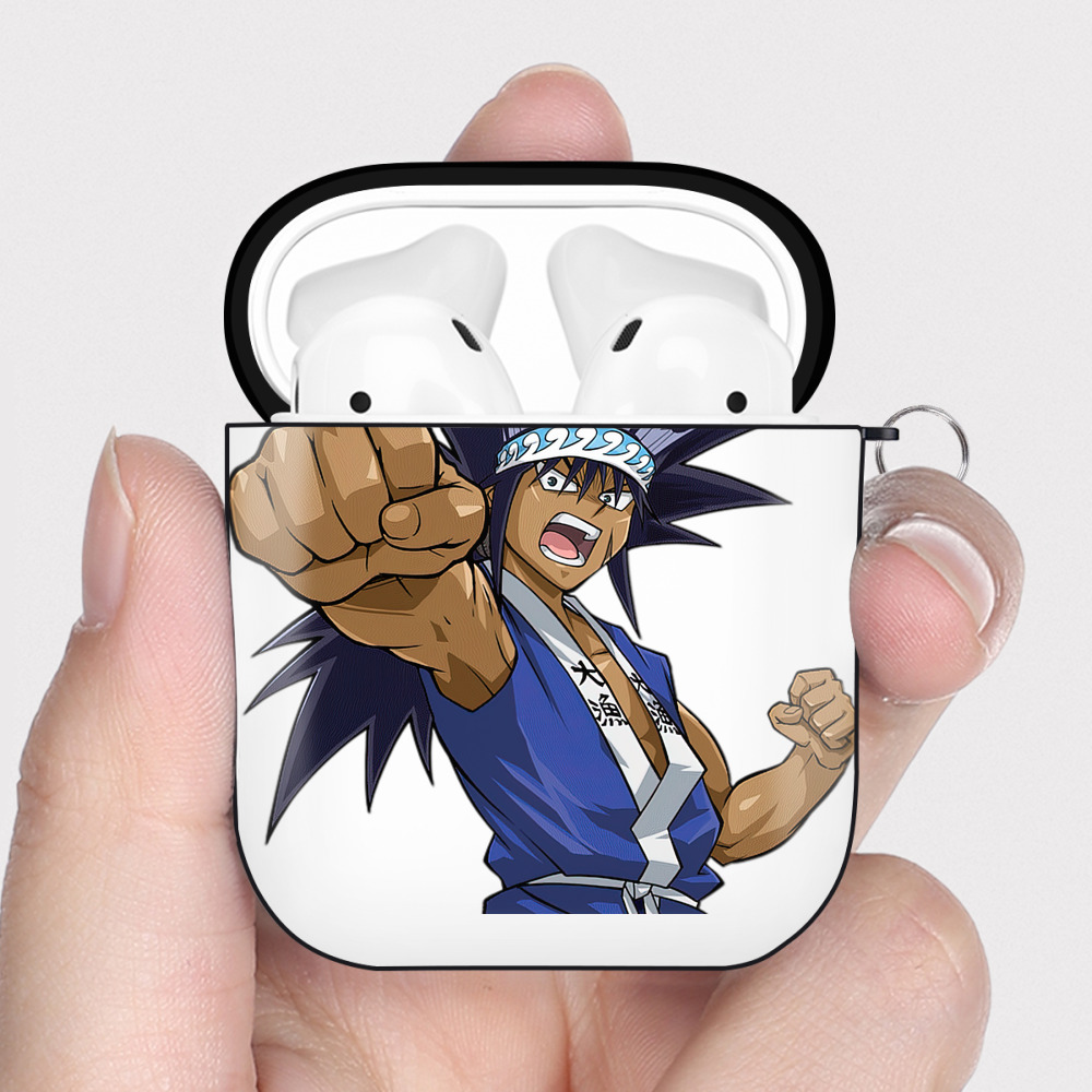 （画像用） 遊☆戯☆王 Yu-Gi-Oh! AirPods 第2世代保護ケース ハードシェル ブラック 耐衝撃・防指紋・カラビナ付き