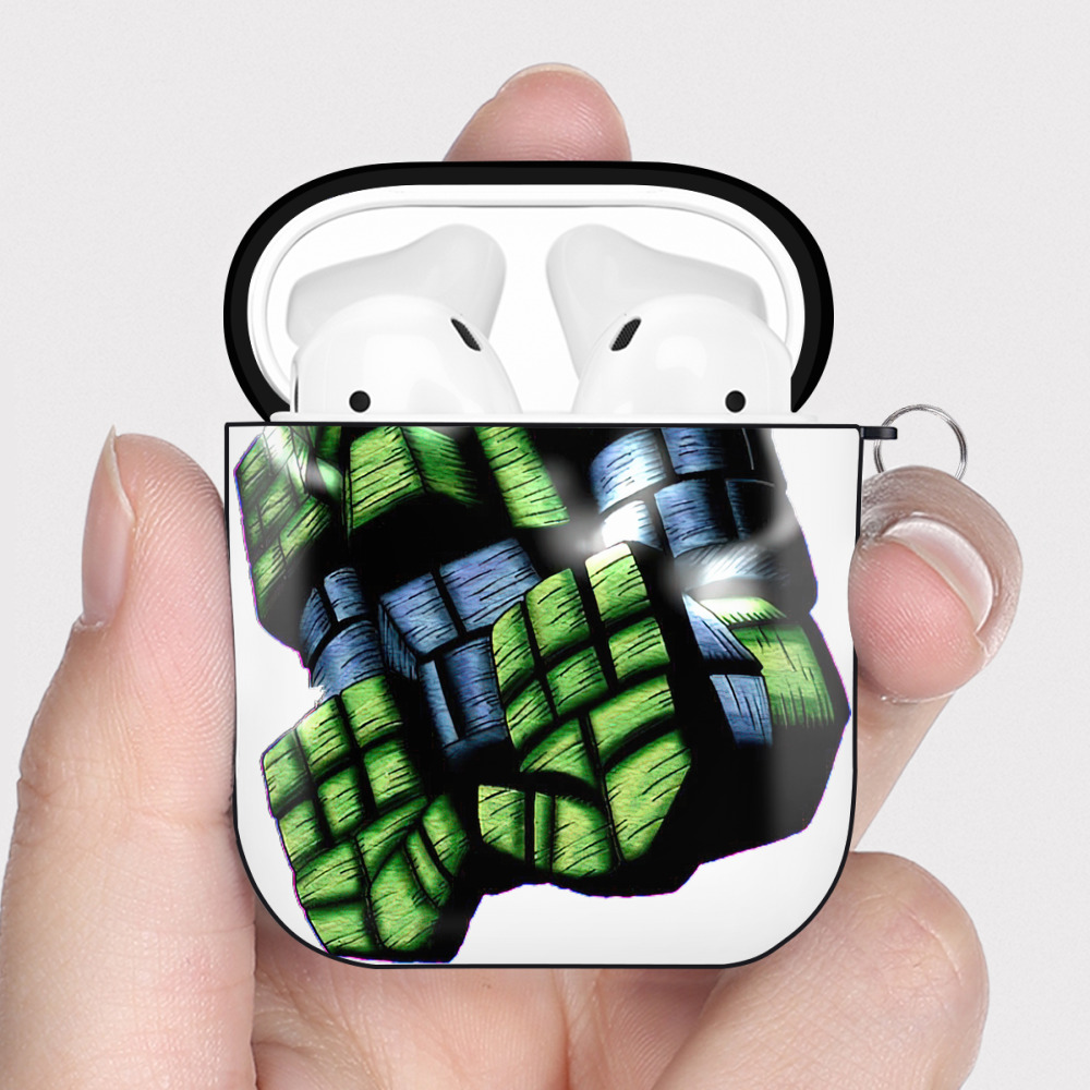（画像用） 遊☆戯☆王 Yu-Gi-Oh! AirPods 第2世代保護ケース ハードシェル ブラック 耐衝撃・防指紋・カラビナ付き