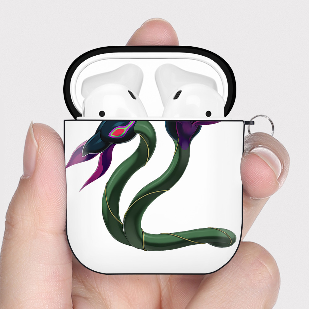 （画像用） 遊☆戯☆王 Yu-Gi-Oh! AirPods 第2世代保護ケース ハードシェル ブラック 耐衝撃・防指紋・カラビナ付き