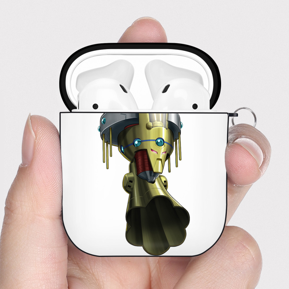 （画像用） 遊☆戯☆王 Yu-Gi-Oh! AirPods 第2世代保護ケース ハードシェル ブラック 耐衝撃・防指紋・カラビナ付き