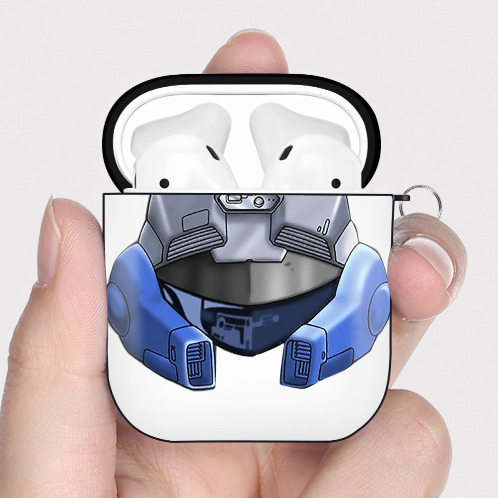 （画像用） 遊☆戯☆王 Yu-Gi-Oh! AirPods 第2世代保護ケース ハードシェル ブラック 耐衝撃・防指紋・カラビナ付き