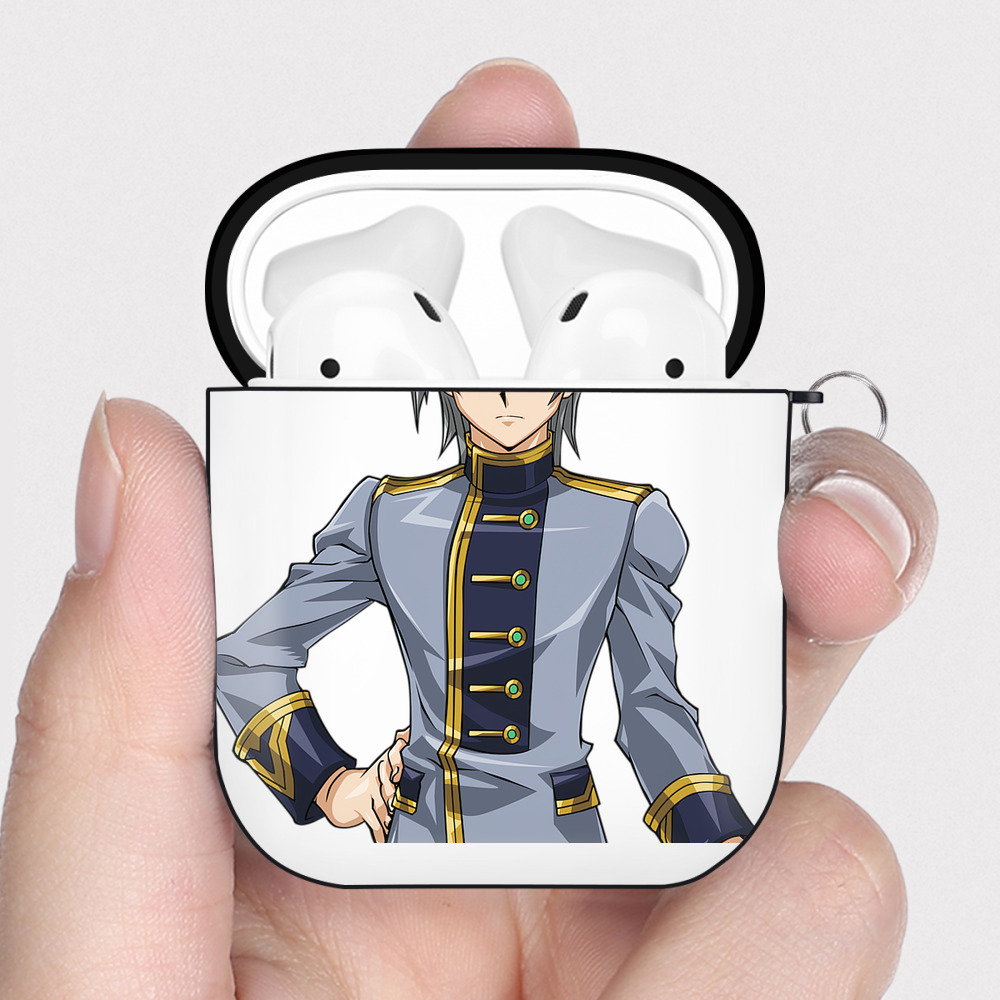 （画像用） 遊☆戯☆王 Yu-Gi-Oh! AirPods 第2世代保護ケース ハードシェル ブラック 耐衝撃・防指紋・カラビナ付き