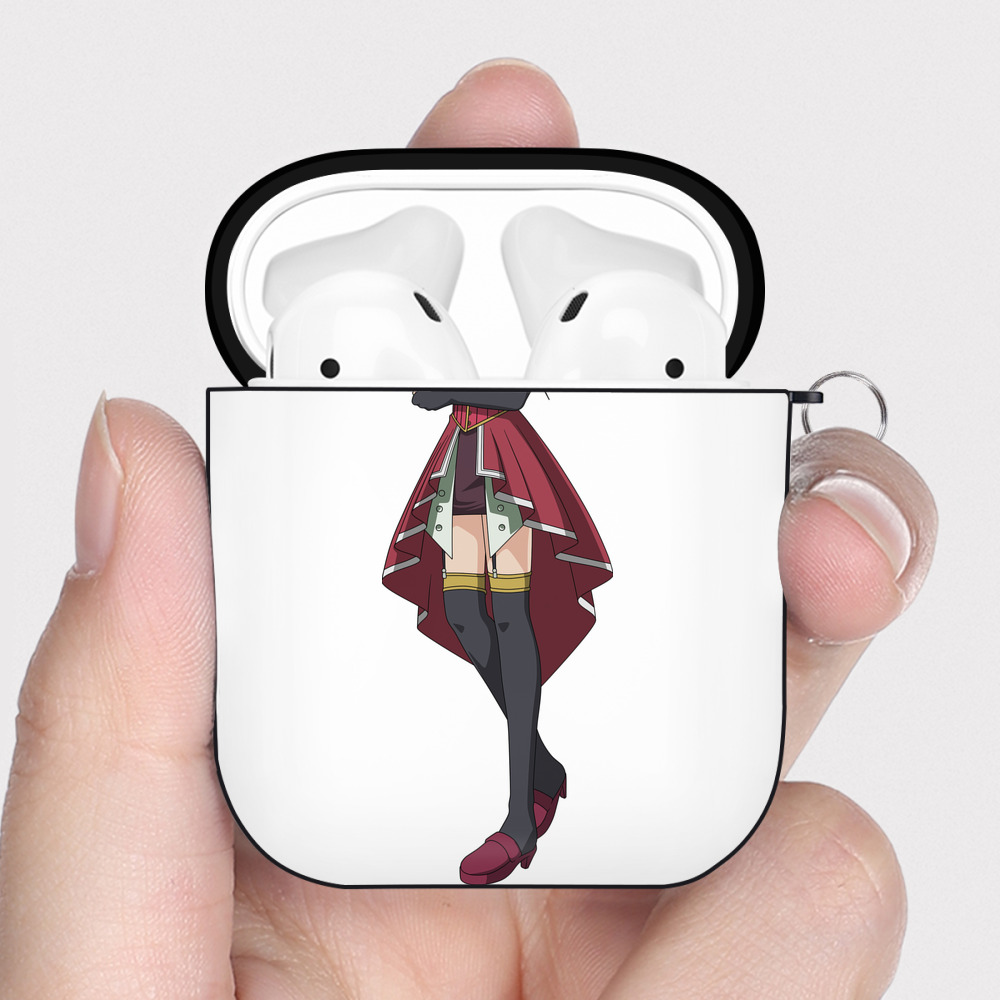 （画像用） 遊☆戯☆王 Yu-Gi-Oh! AirPods 第2世代保護ケース ハードシェル ブラック 耐衝撃・防指紋・カラビナ付き