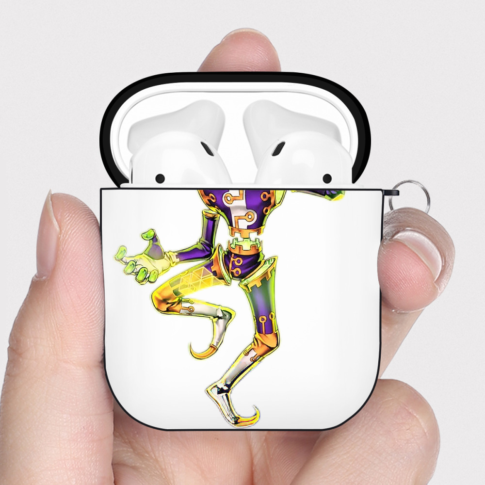 （画像用） 遊☆戯☆王 Yu-Gi-Oh! AirPods 第2世代保護ケース ハードシェル ブラック 耐衝撃・防指紋・カラビナ付き