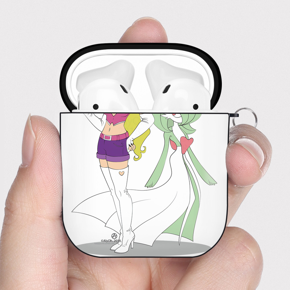（画像用） 遊☆戯☆王 Yu-Gi-Oh! AirPods 第2世代保護ケース ハードシェル ブラック 耐衝撃・防指紋・カラビナ付き