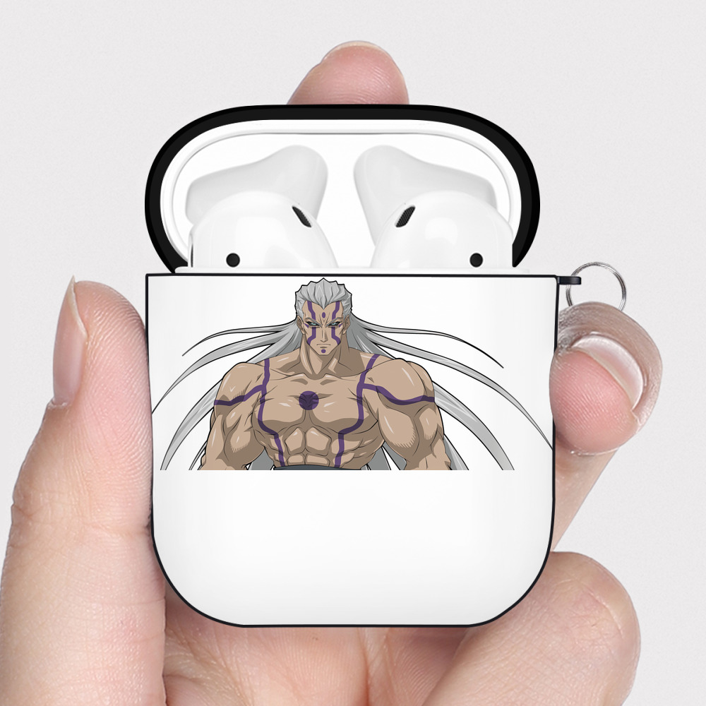 （画像用） 遊☆戯☆王 Yu-Gi-Oh! AirPods 第2世代保護ケース ハードシェル ブラック 耐衝撃・防指紋・カラビナ付き