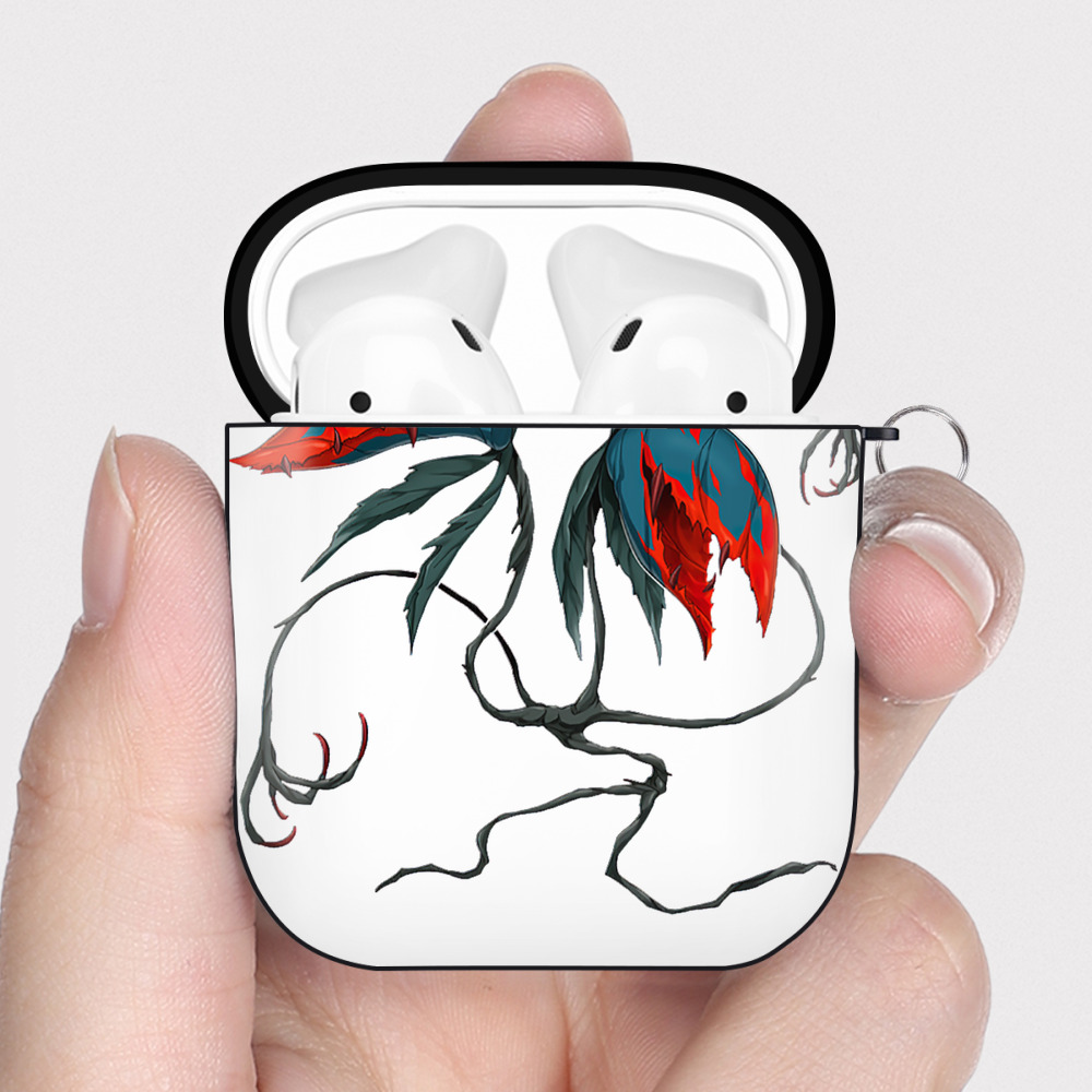 （画像用） 遊☆戯☆王 Yu-Gi-Oh! AirPods 第2世代保護ケース ハードシェル ブラック 耐衝撃・防指紋・カラビナ付き