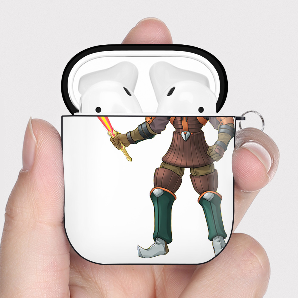 （画像用） 遊☆戯☆王 Yu-Gi-Oh! AirPods 第2世代保護ケース ハードシェル ブラック 耐衝撃・防指紋・カラビナ付き
