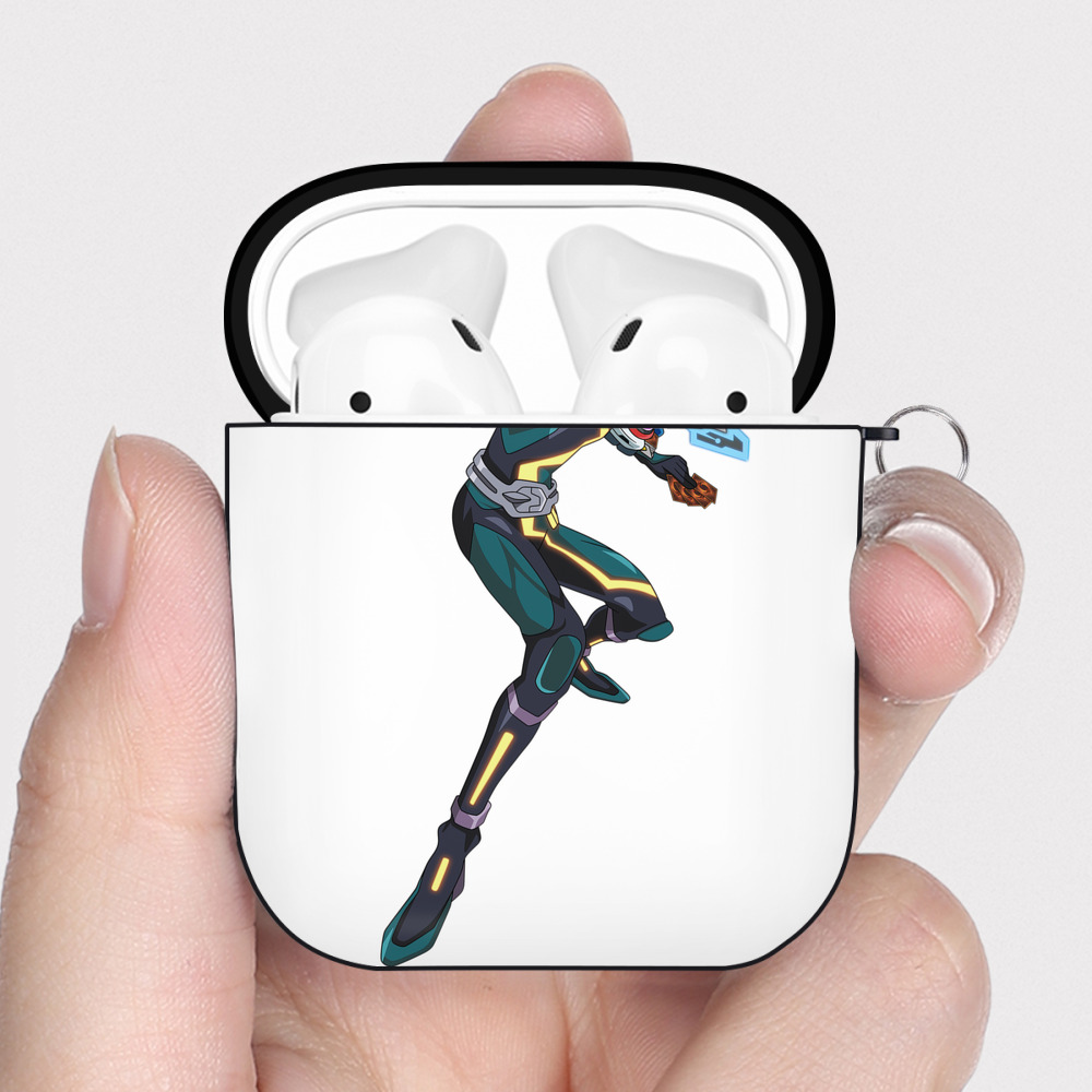 （画像用） 遊☆戯☆王 Yu-Gi-Oh! AirPods 第2世代保護ケース ハードシェル ブラック 耐衝撃・防指紋・カラビナ付き
