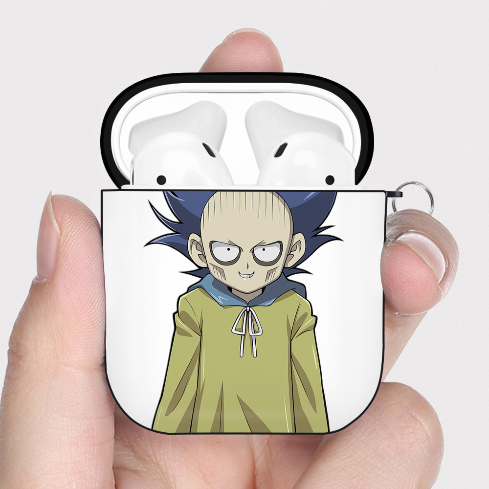 （画像用） 遊☆戯☆王 Yu-Gi-Oh! AirPods 第2世代保護ケース ハードシェル ブラック 耐衝撃・防指紋・カラビナ付き