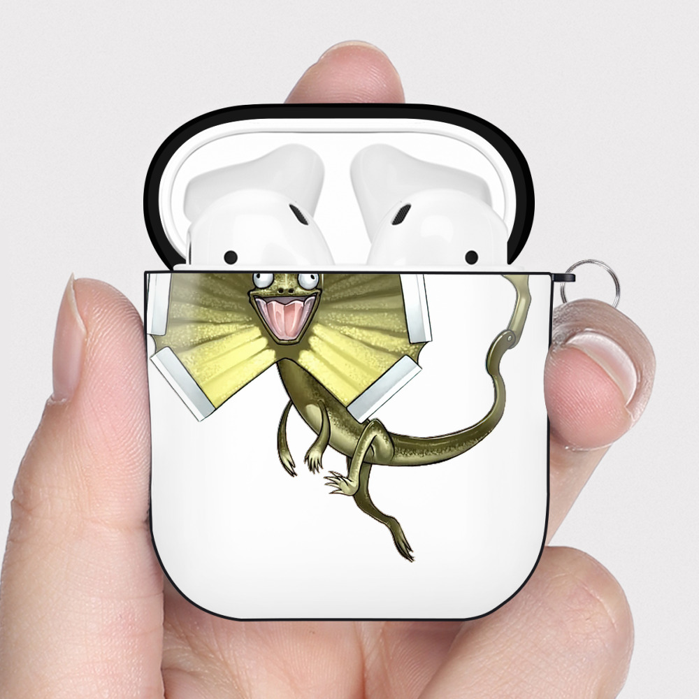 （画像用） 遊☆戯☆王 Yu-Gi-Oh! AirPods 第2世代保護ケース ハードシェル ブラック 耐衝撃・防指紋・カラビナ付き