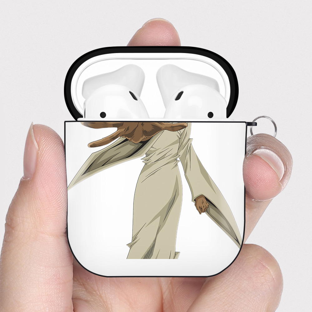 （画像用） 遊☆戯☆王 Yu-Gi-Oh! AirPods 第2世代保護ケース ハードシェル ブラック 耐衝撃・防指紋・カラビナ付き