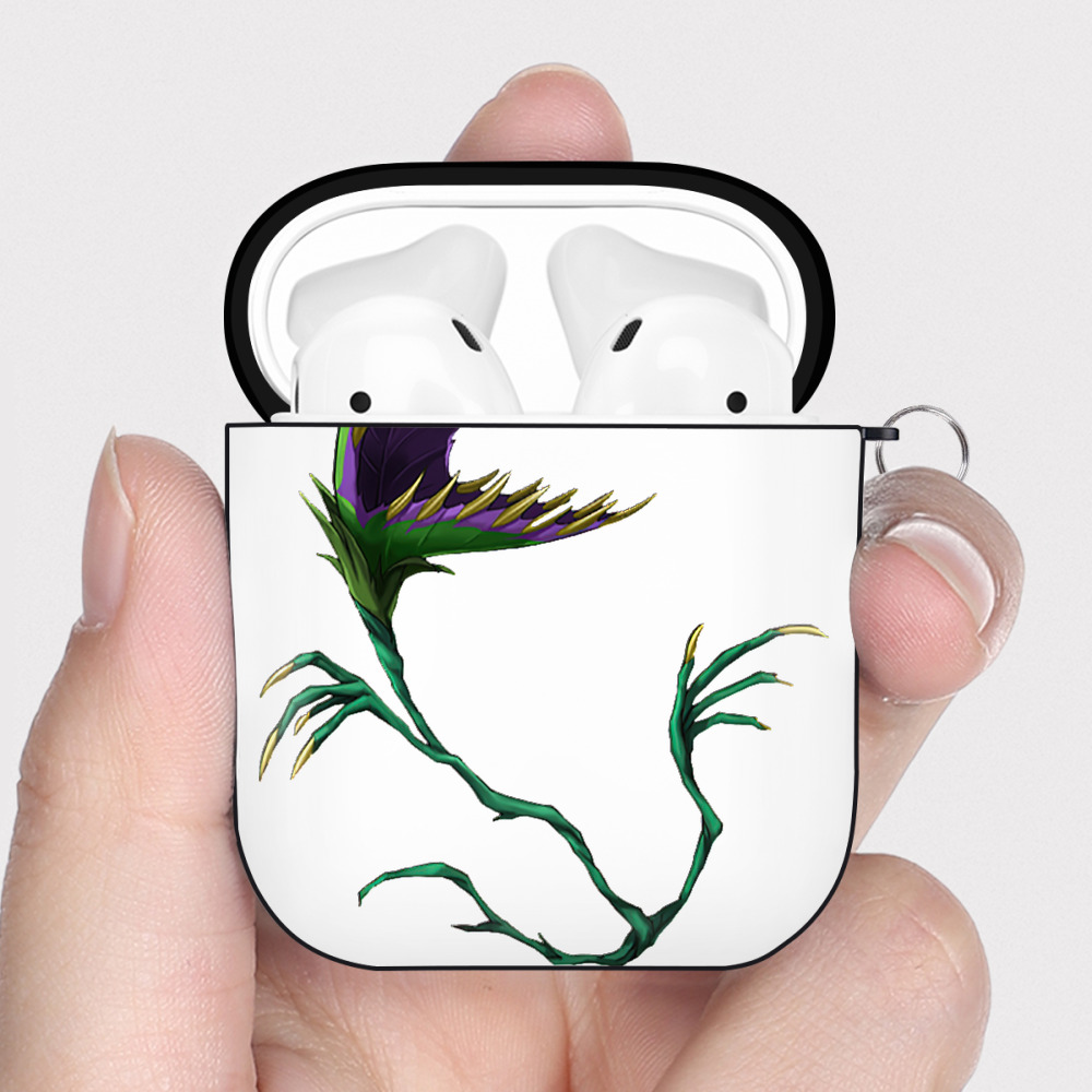 （画像用） 遊☆戯☆王 Yu-Gi-Oh! AirPods 第2世代保護ケース ハードシェル ブラック 耐衝撃・防指紋・カラビナ付き
