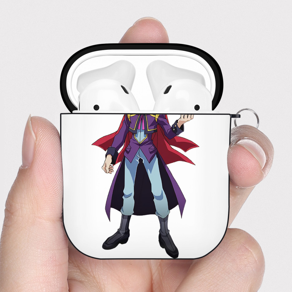 （画像用） 遊☆戯☆王 Yu-Gi-Oh! AirPods 第2世代保護ケース ハードシェル ブラック 耐衝撃・防指紋・カラビナ付き