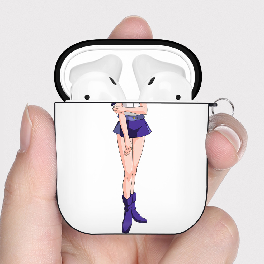 （画像用） 遊☆戯☆王 Yu-Gi-Oh! AirPods 第2世代保護ケース ハードシェル ブラック 耐衝撃・防指紋・カラビナ付き