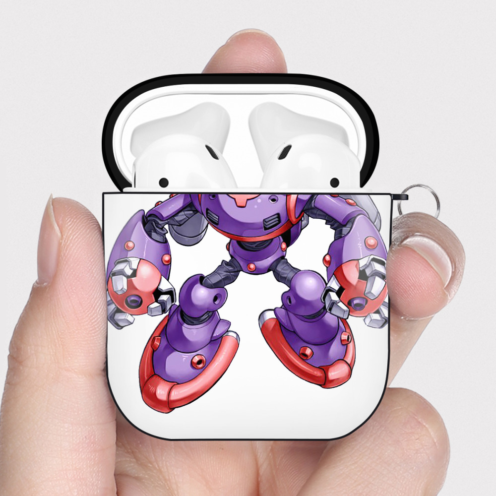 （画像用） 遊☆戯☆王 Yu-Gi-Oh! AirPods 第2世代保護ケース ハードシェル ブラック 耐衝撃・防指紋・カラビナ付き
